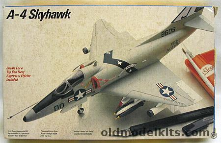 Testors 1/48 A-4E Skyhawk - Navy Top Gun or VC-2 'Com Fit Wing One' Decals, 332 plastic model kit
